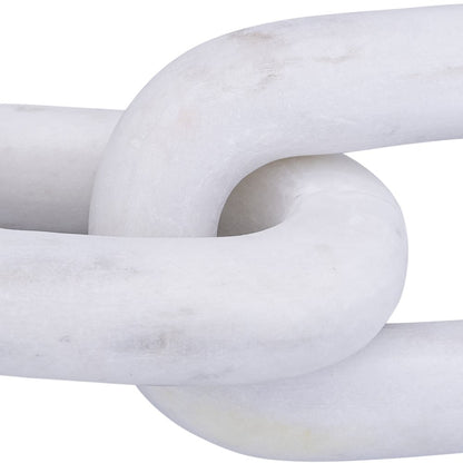 Lynx White Marble Decorative Chain Links