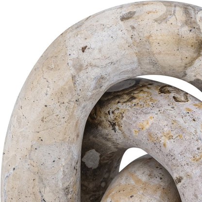 Arco Beige Marble 3pc. Decorative Object