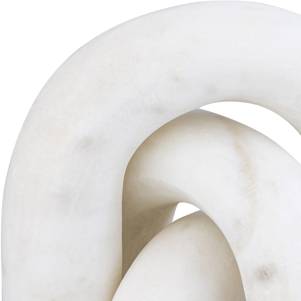 Arco White Marble 3pc. Decorative Object