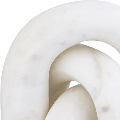 Arco White Marble 3pc. Decorative Object