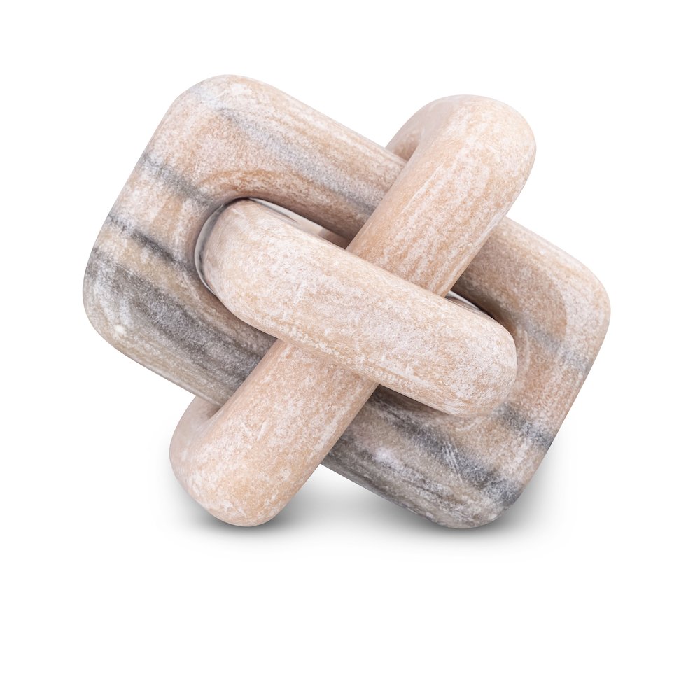 Bond Pink Marble Decorative Knot