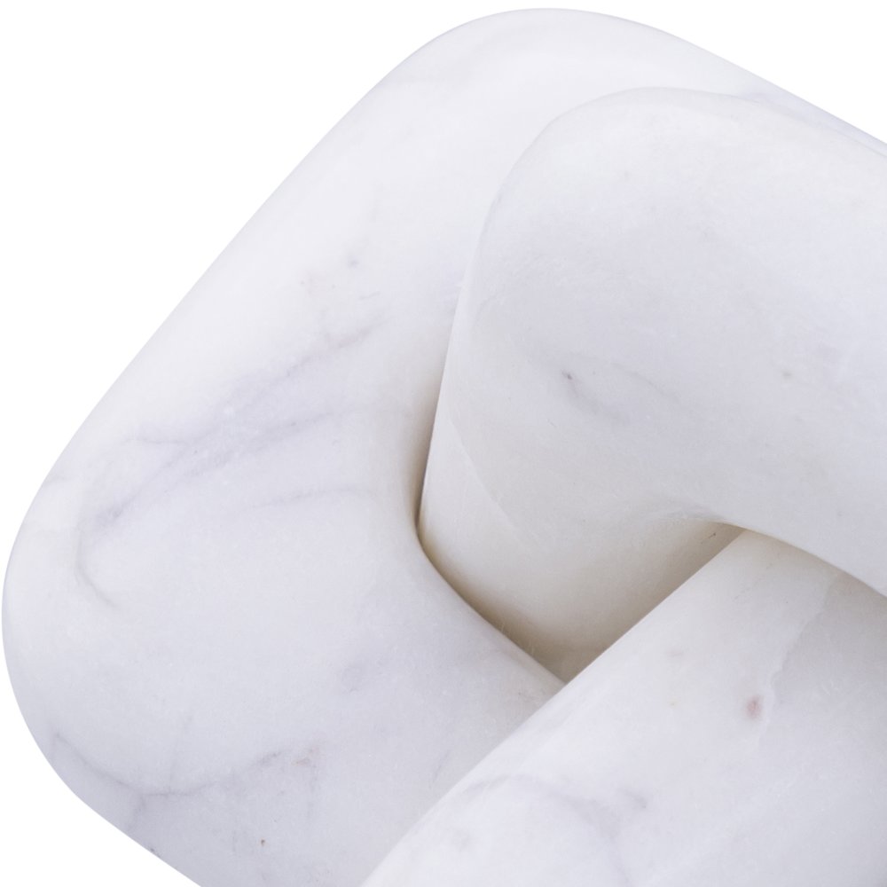 Bond White Marble Decorative Knot