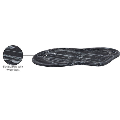 Arezzo Black Marble Tray
