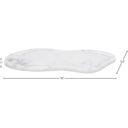 Arezzo White Marble Tray
