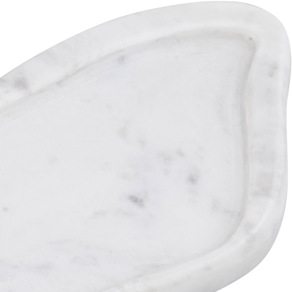Arezzo White Marble Tray