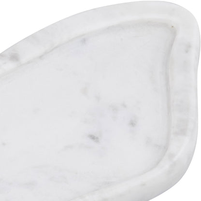 Arezzo White Marble Tray