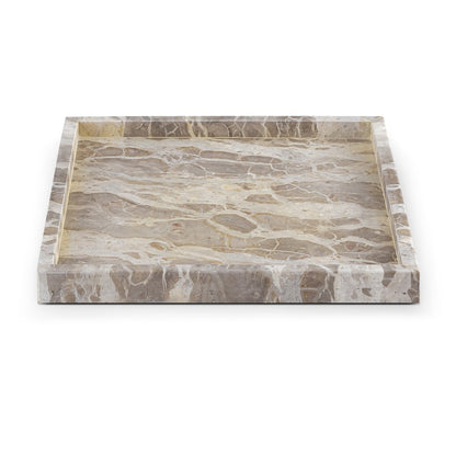 Barletta Beige Square Marble Tray