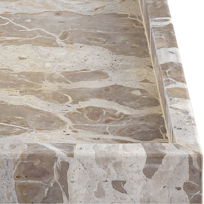Barletta Beige Square Marble Tray