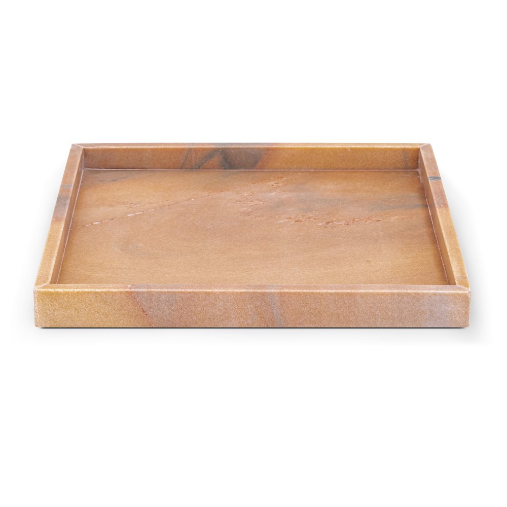 Barletta Pink Square Marble Tray
