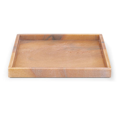 Barletta Pink Square Marble Tray
