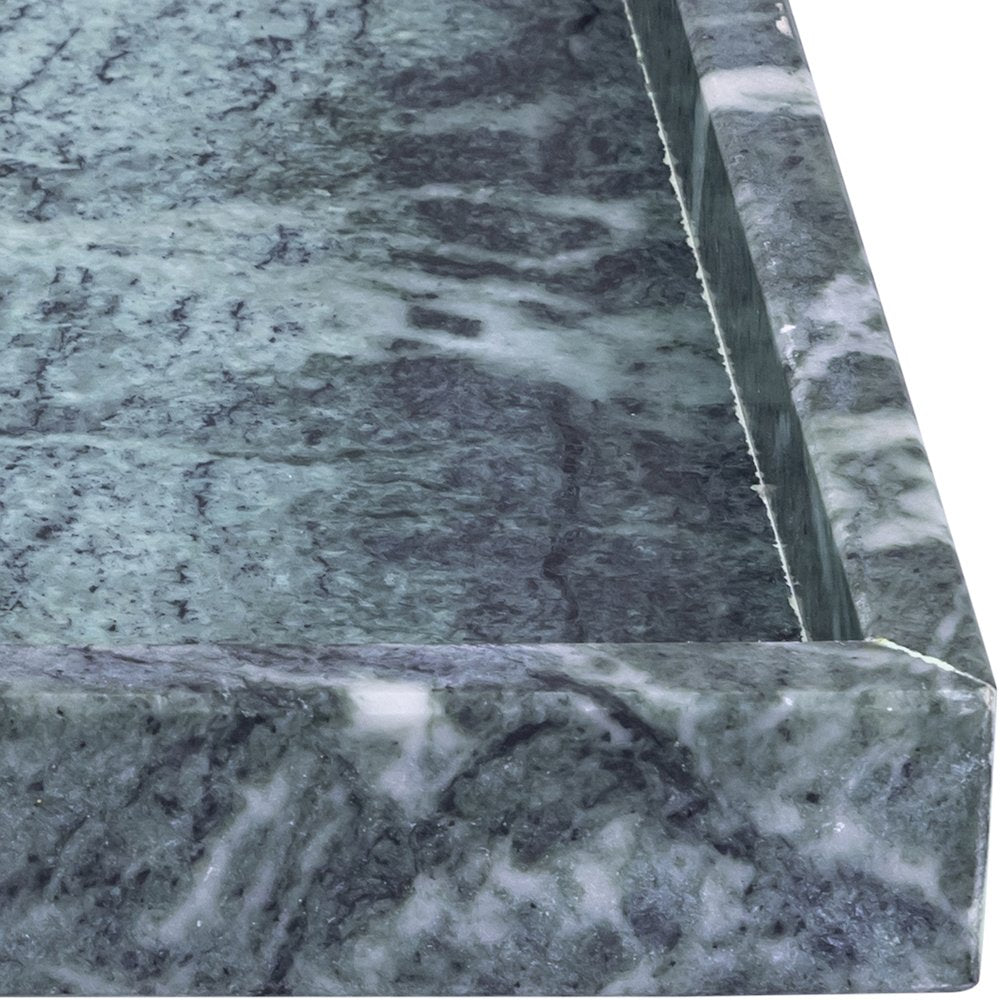 Barletta Green Rectangular Marble Tray