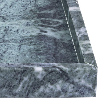 Barletta Green Rectangular Marble Tray