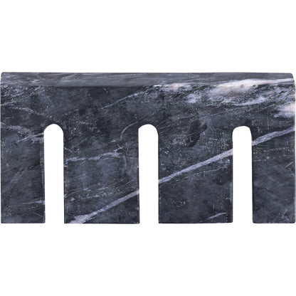 Curva Black Marble Decorative Object