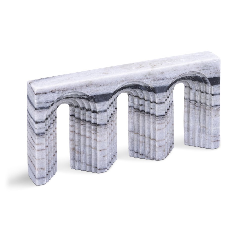 Curva Panda Marble Decorative Object