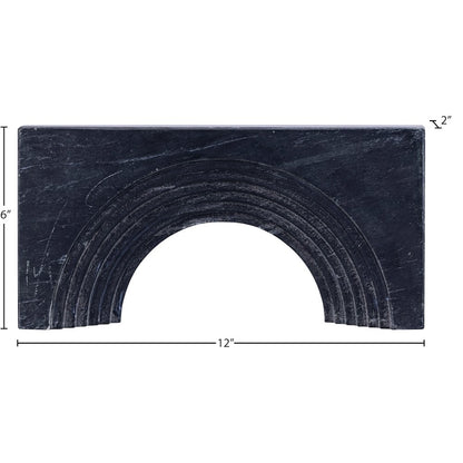 Cambre Black Marble Decorative Object