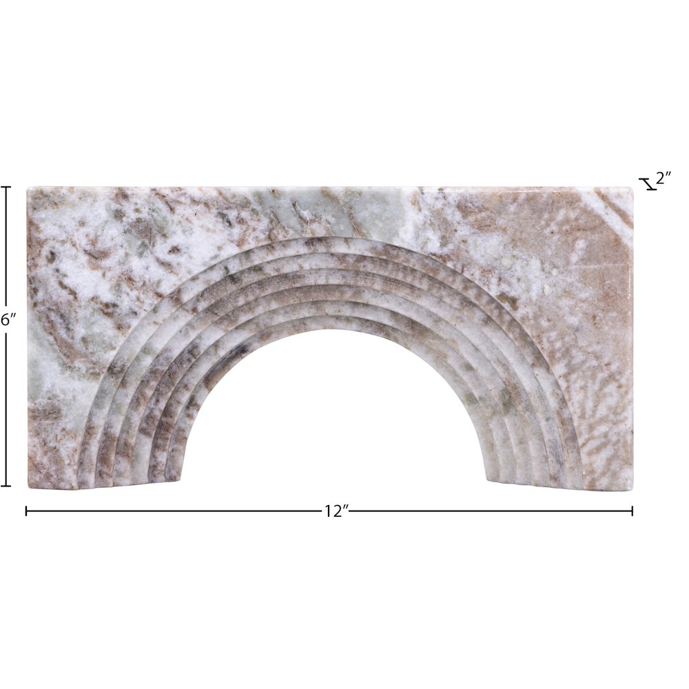 Cambre Brown Marble Decorative Object