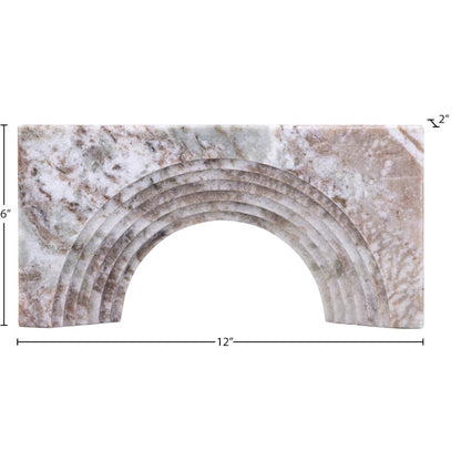 Cambre Brown Marble Decorative Object