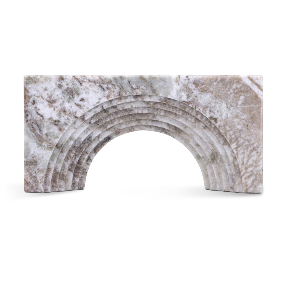 Cambre Brown Marble Decorative Object