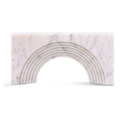 Cambre White Marble Decorative Object