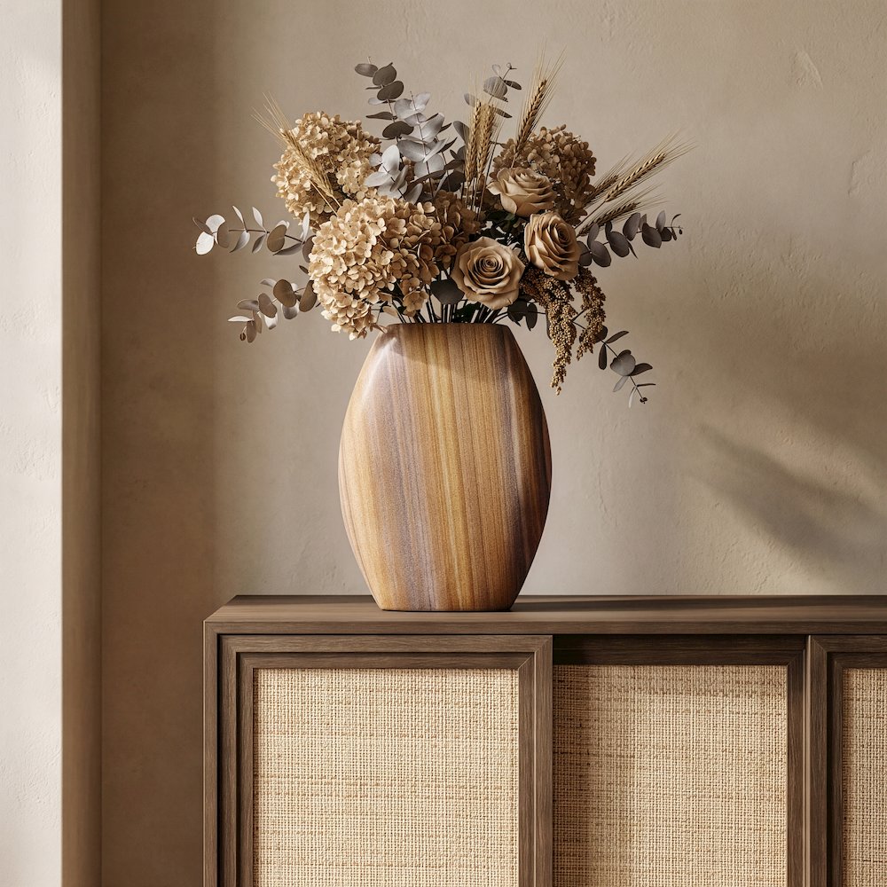 Sadie Sand Sandstone Vase
