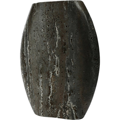 Sadie Grey Travertine Vase