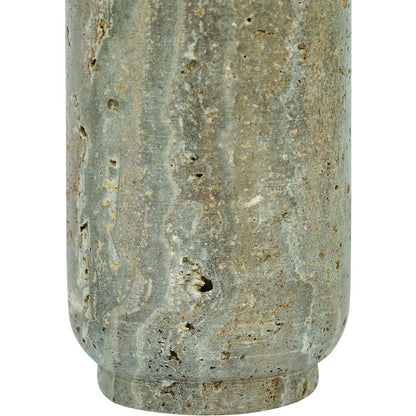 Lochlan Grey Travertine Vase