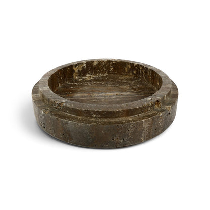 Parsons Grey Travertine Bowl