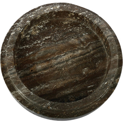 Parsons Grey Travertine Bowl