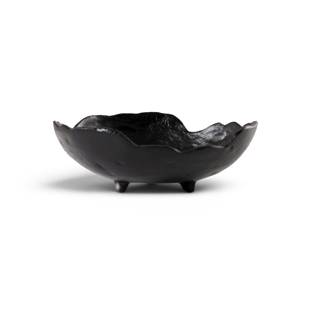 Calyx Black Aluminum Decorative Bowl