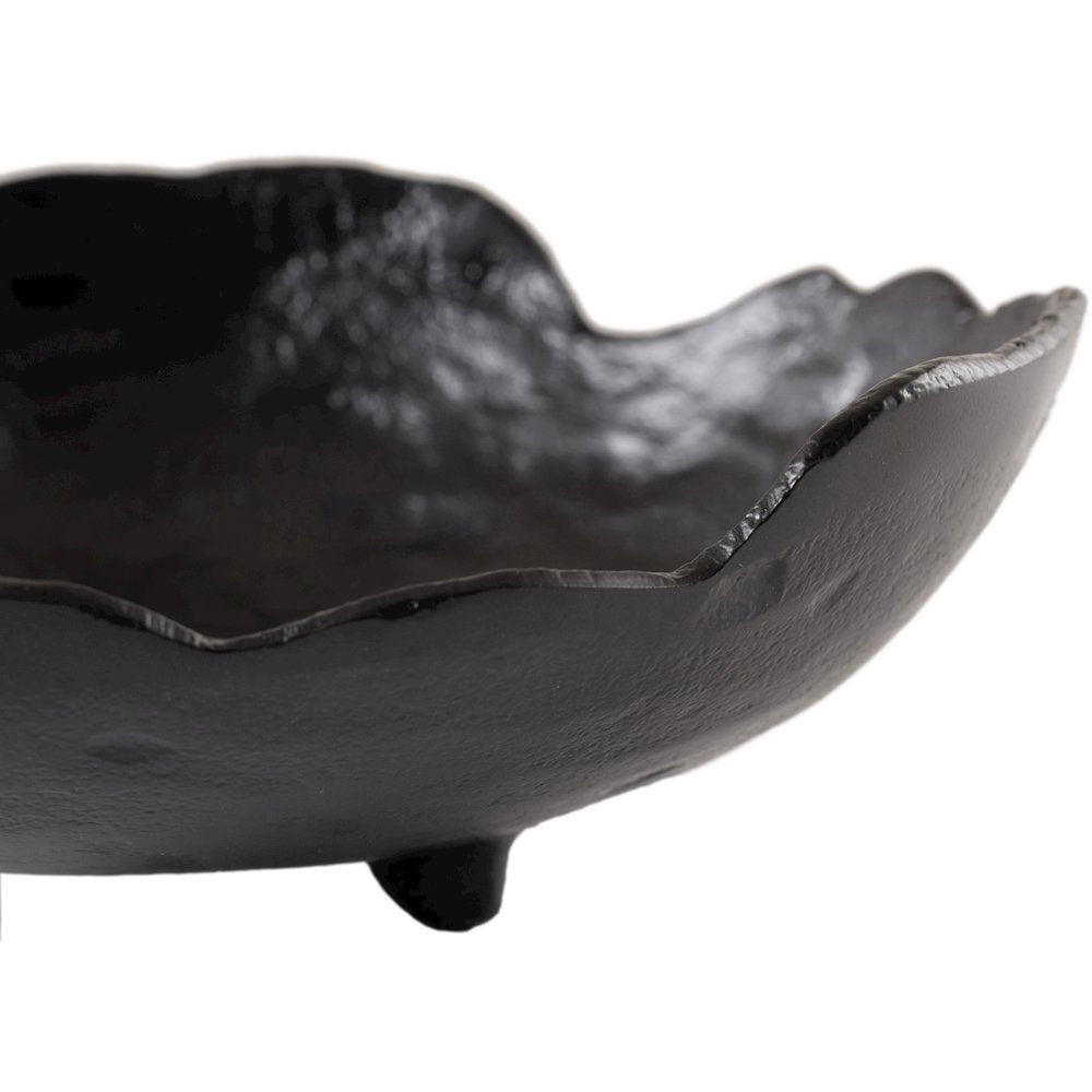 Calyx Black Aluminum Decorative Bowl