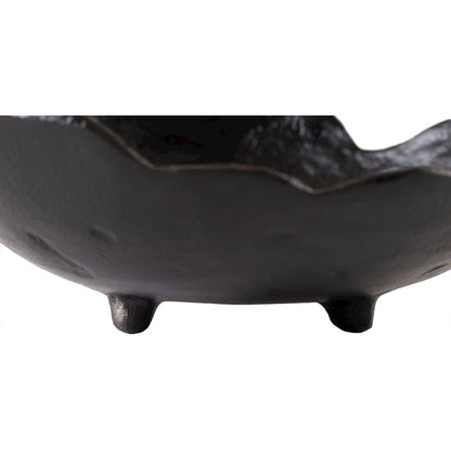 Calyx Black Aluminum Decorative Bowl