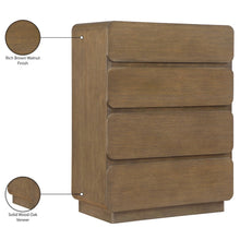 Adagio Brown Solid Wood And Oak Veneer Chest