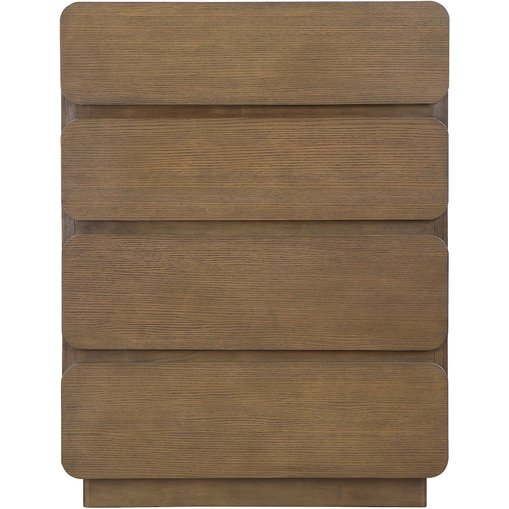 Adagio Brown Solid Wood And Oak Veneer Chest