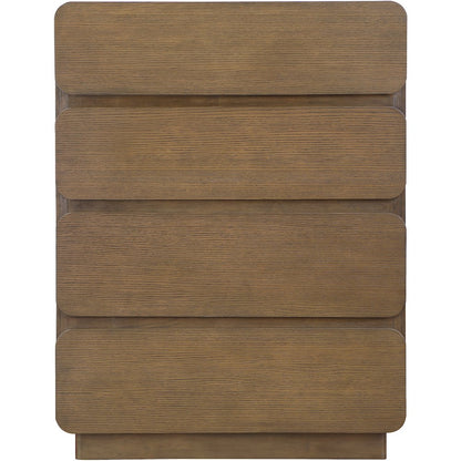 Adagio Brown Solid Wood And Oak Veneer Chest