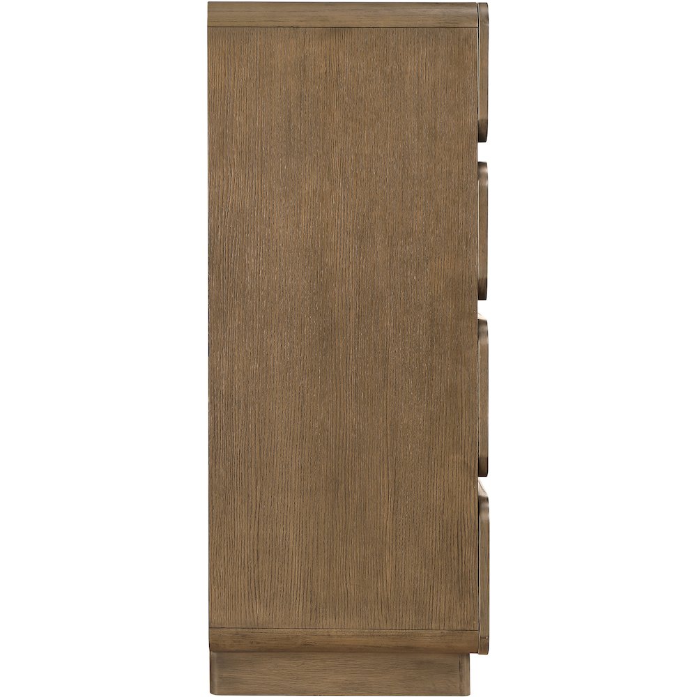Adagio Brown Solid Wood And Oak Veneer Chest