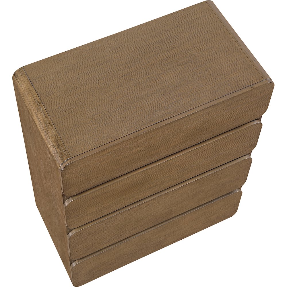 Adagio Brown Solid Wood And Oak Veneer Chest