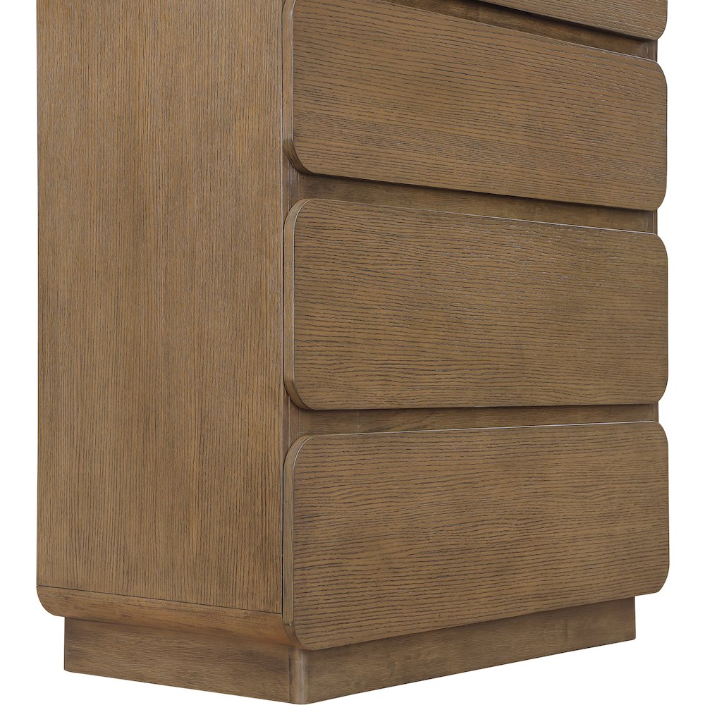 Adagio Brown Solid Wood And Oak Veneer Chest