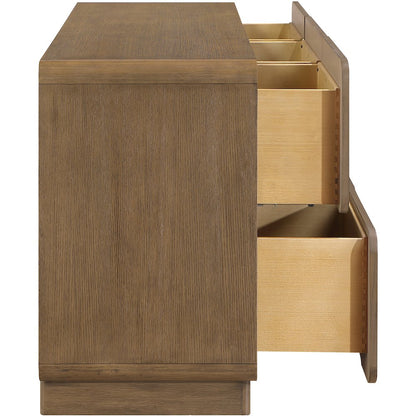 Adagio Brown Solid Wood And Oak Veneer Dresser