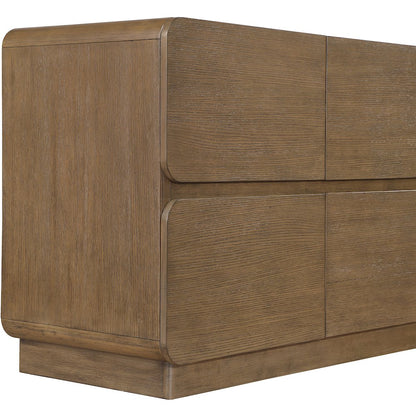 Adagio Brown Solid Wood And Oak Veneer Dresser