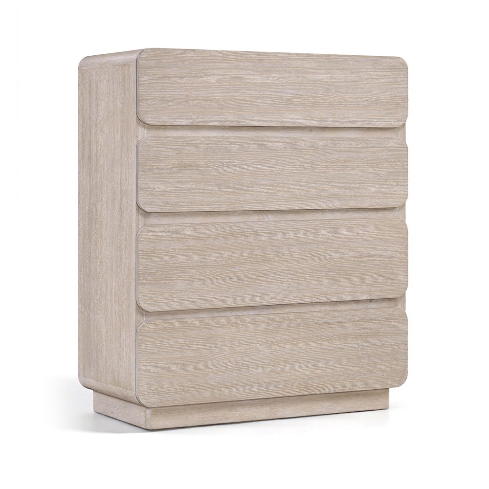 Adagio Natural Solid Wood And Oak Veneer Chest