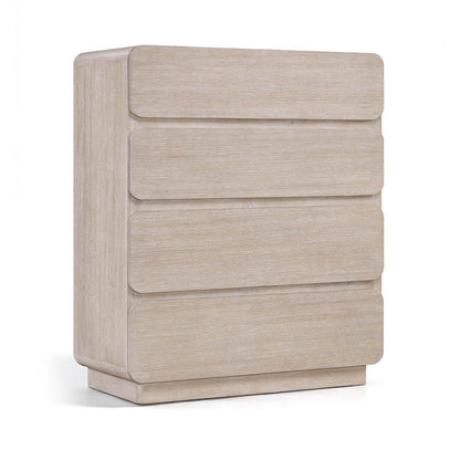 Adagio Natural Solid Wood And Oak Veneer Chest