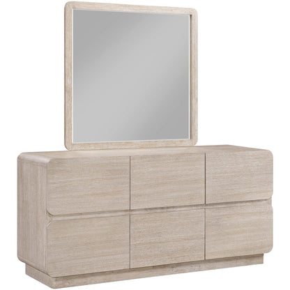 Adagio Natural Solid Wood And Oak Veneer Dresser