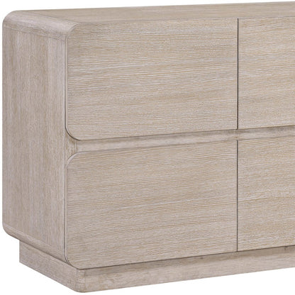 Adagio Natural Solid Wood And Oak Veneer Dresser
