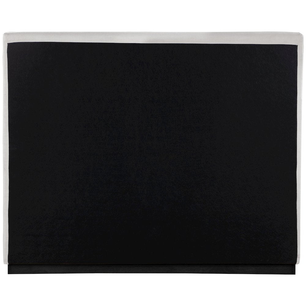 Alfie Beige Linen Textured Fabric Full Bed