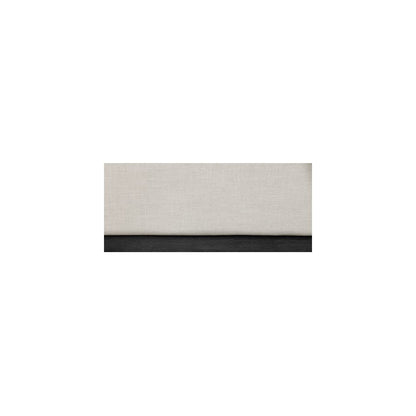 Alfie Beige Linen Textured Fabric King Bed