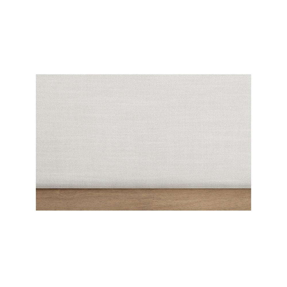 Alfie Cream Linen Textured Fabric Twin Bed