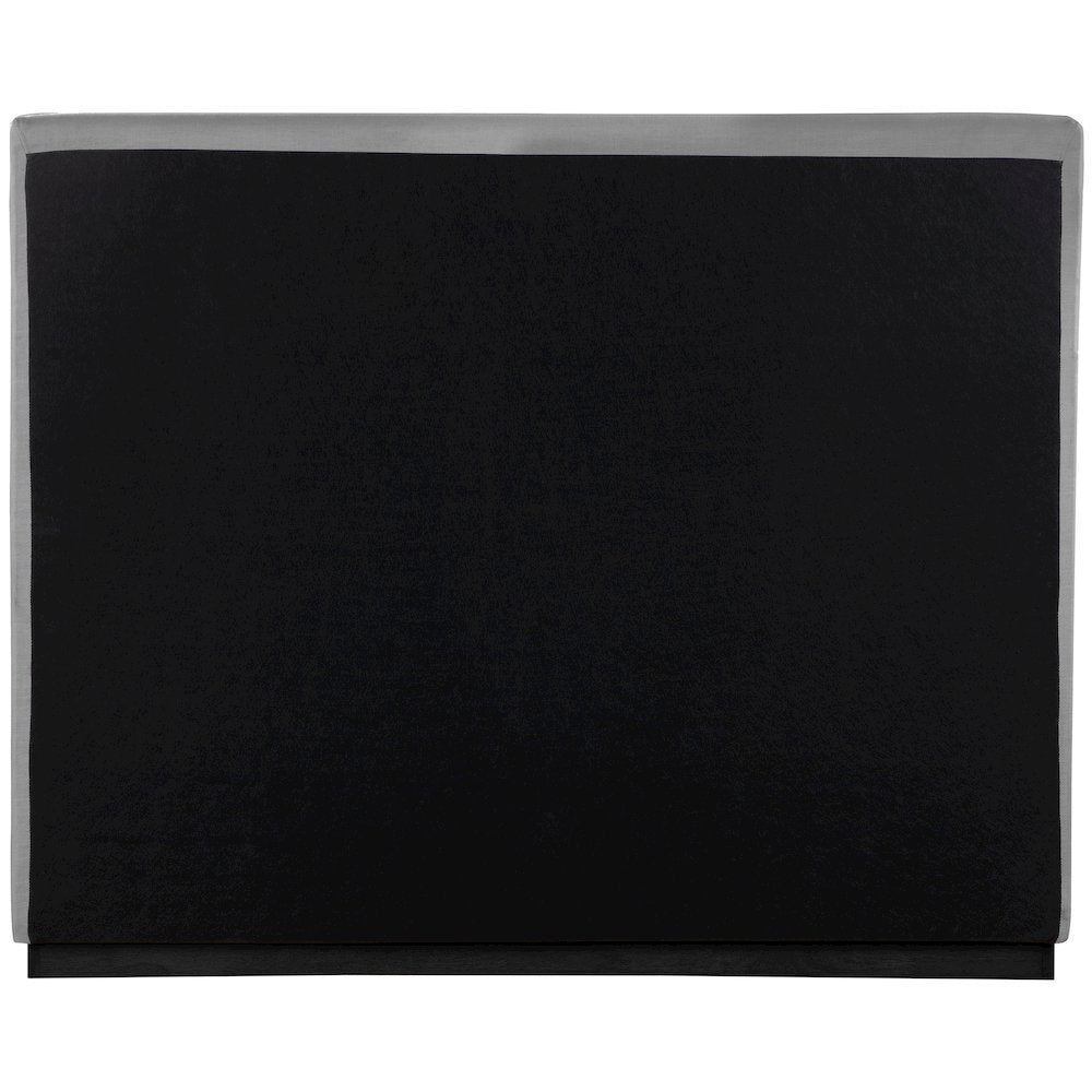 Alfie Grey Linen Textured Fabric Full Bed