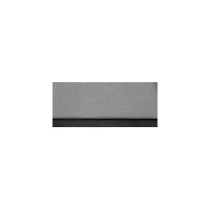 Alfie Grey Linen Textured Fabric Full Bed