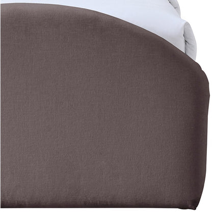 Andaz Purple Chenille Fabric Upholstered Twin Trundle Bed