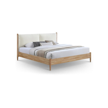 Arbor Cream Fabric King Bed